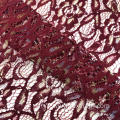 Red Wine Lace Knietting Fabrc